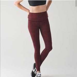 Lululemon hi rise wunder under